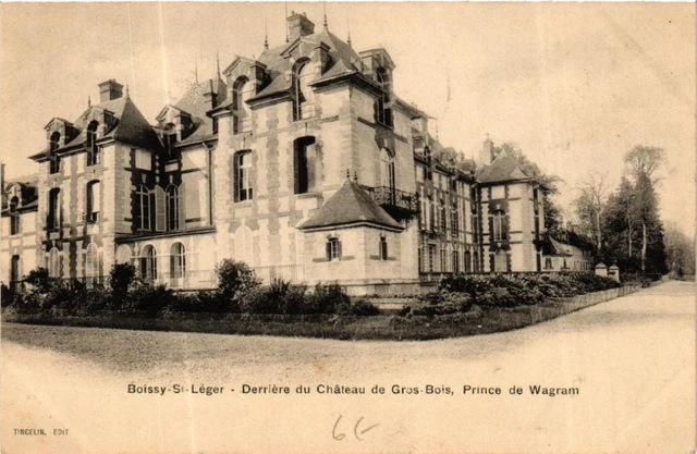 CPA AK BOISSY-SAINT-LEGER Derriere du Chateau de Gros-Bois Prince Wagra (600135)