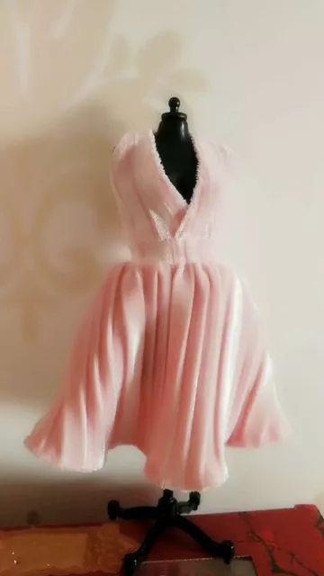 Barbie Doll sized Cloth/Accessorry@ONE pc Rose Dress@Best ON SALE Good/Girl Gift