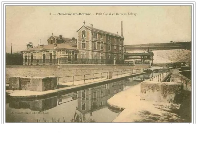 54.Dombasle Sur Meurthe.petit Canal Et Bureaux Solvay