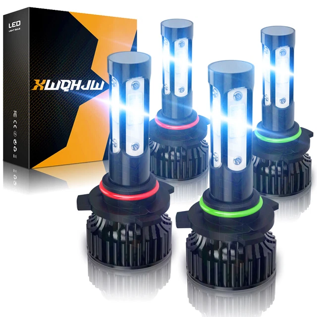 For Chevy Silverado 1500 2500 HD 1999-2006 LED Headlight Bulbs Kit High Low Beam