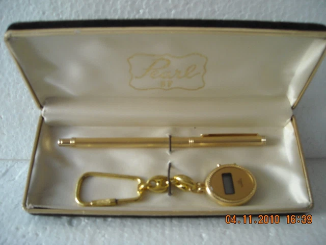 Parure Lusso 2 Pz Dorati Couvette Pearl Anni '80