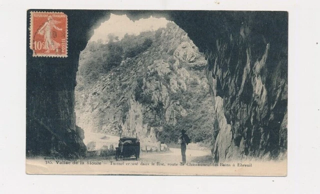D337560 France Postal Card Vallée de la Sioule Moulins - Tunnel 1919