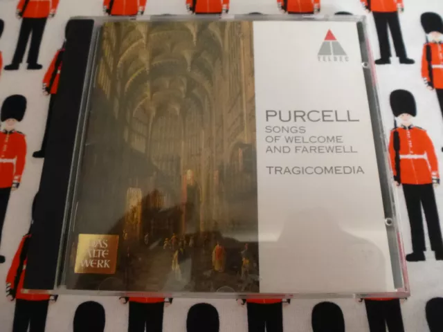 Purcell Songs Of Welcome And Farewell Tragicomedia Stephen Stubbs 1995 Teldec Cd