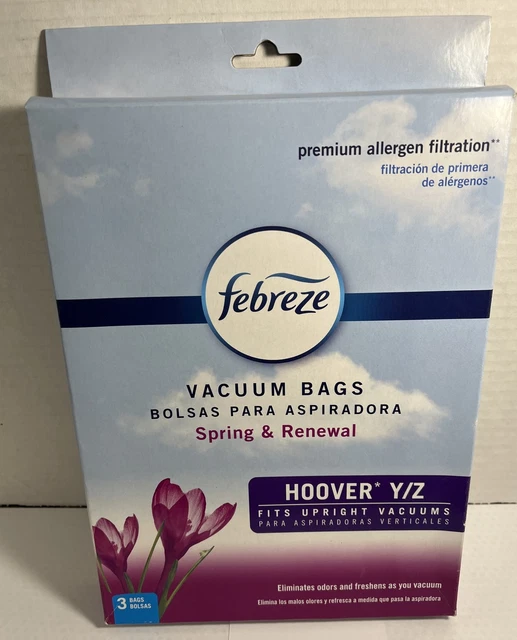 FEBREZE HOOVER STYLE Y/Z Premium Allergen Filtration Upright Vacuum 3