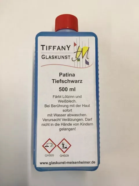 Tiffany Patina Tiefschwarz 500 ml