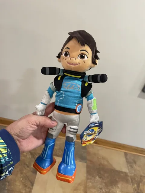 Disney Store Miles From Tomorrowland Miles Plush Doll 13 1/2" Nwt