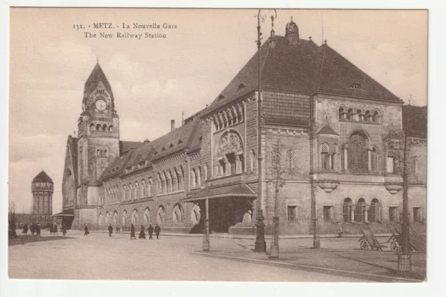 METZ  - Moselle - CPA 57 - La Gare -