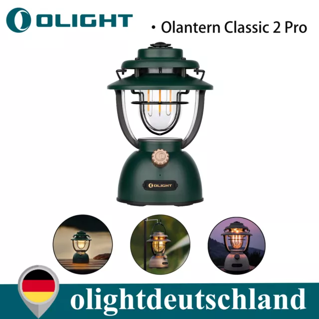 Olight Olantern Classic 2 Pro Aufladbare Klassische Lampe Kleegrün LED-Laterne