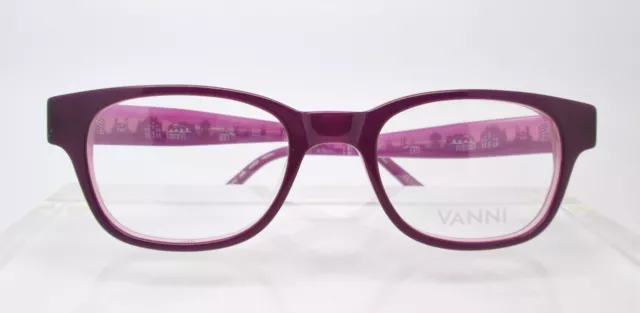 Vanni V3418 Glasses Eyeglass Optical Frames Authentic Purple