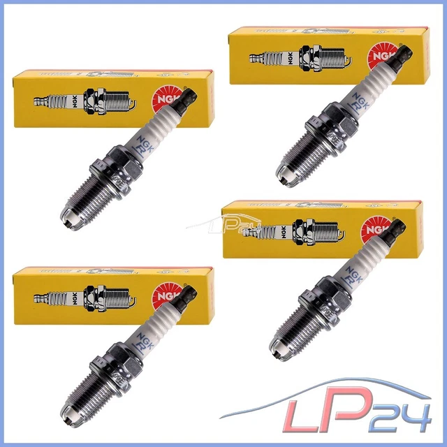 Lot De 4 Bougies D'Allumage NGK Neuves Pour Peugeot 404 (63-71) Et 504 (68-89) 1.6-2.0L