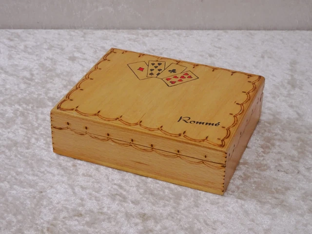 SUPVOX Support De Cartes Bois Pour Poker Et Jeux De Société