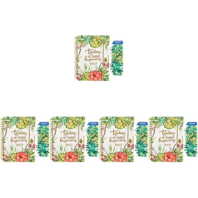 5 Pack 2023 Notebook Paper Office A5 Memo Pad Student Diary