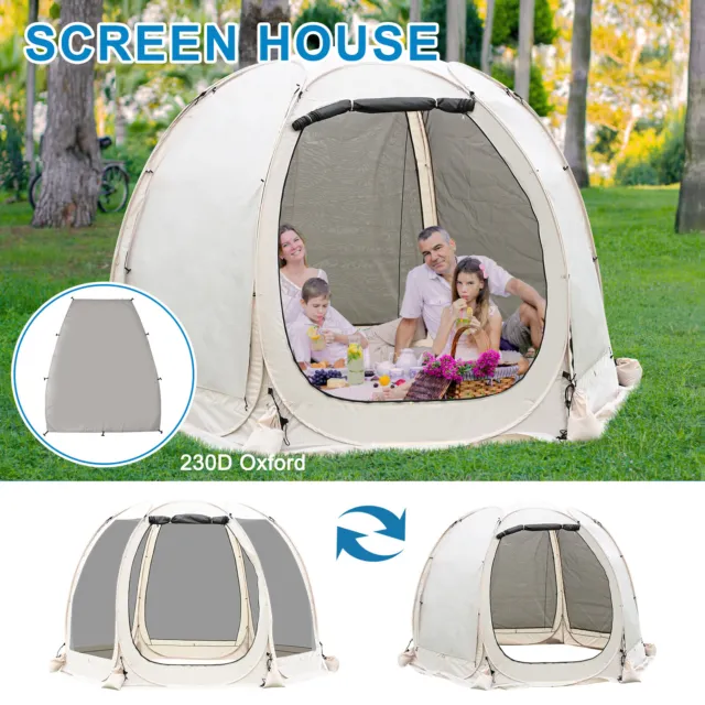 Quick Set Escape Portable Camping Outdoor Gazebo Canopy Shelter w/ Gauze mesh