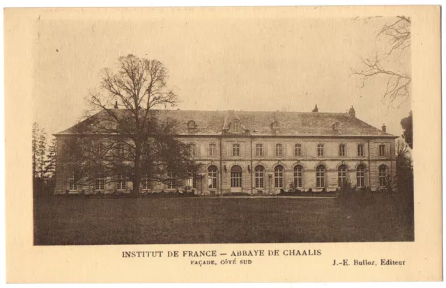 CPA 60 - Abbaye de CHAALIS (Oise) - Façade, côté sud (Institut de France)