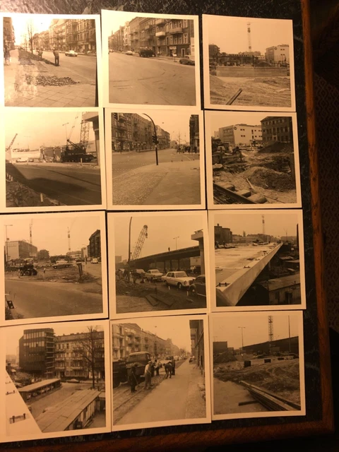 12 größere Fotos Baustelle Berlin Steglitz Schildhornstr.  1969 Architektur
