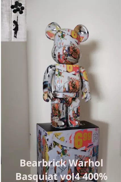 Be@rbrick Andy Warhol x Jean-Michel Basquiat V4 400%