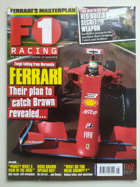 F1 Racing Magazine Number 162 August 2009 Ferrari