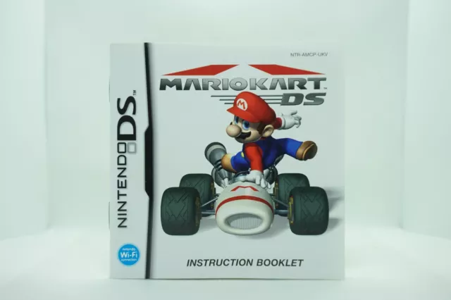 MarioKart Nintendo DS Mario kart Instruction Booklet Manual NO GAME English 7125