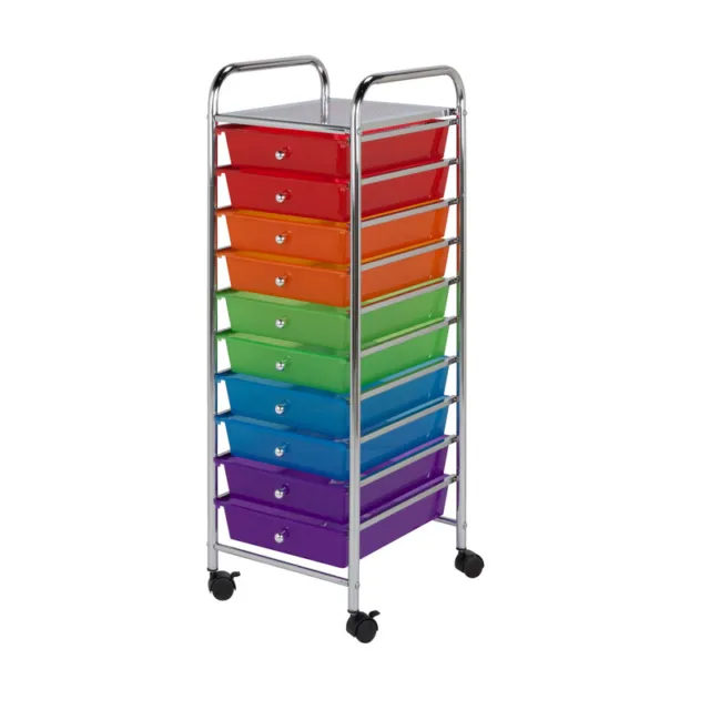 Honey-Can-Do 35 in. H X 15 in. W X 11 in. D Storage Cart