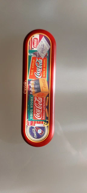 Coca Cola Penna Con Astuccio In Latta Vintage Coca Cola Penna Con Astuccio In Latta Vintage