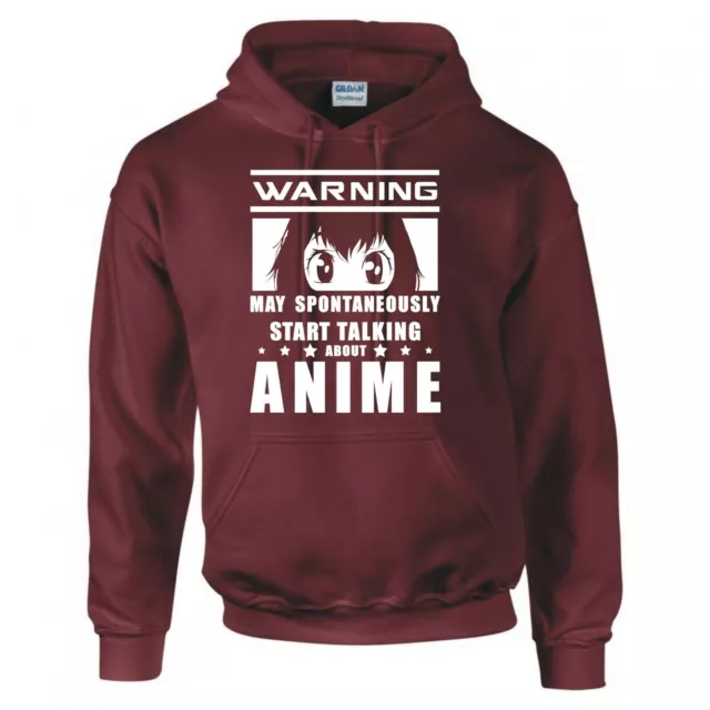 Anime Manga " Maggio Start Talking About Anime " Felpa con Cappuccio