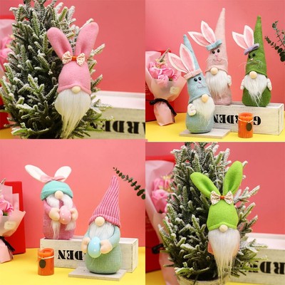 Pasqua NANI Bunny GNOME BAMBOLA MOLLA CASA PARTY DECORO 8 ad alta DECORAZIONE GIOCATTOLO 