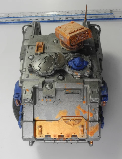CAPITAINE GRAVIS PRIMARIS Garde Corbeau Peint - Space Marines Warhammer 40K EUR 34,41 - FR