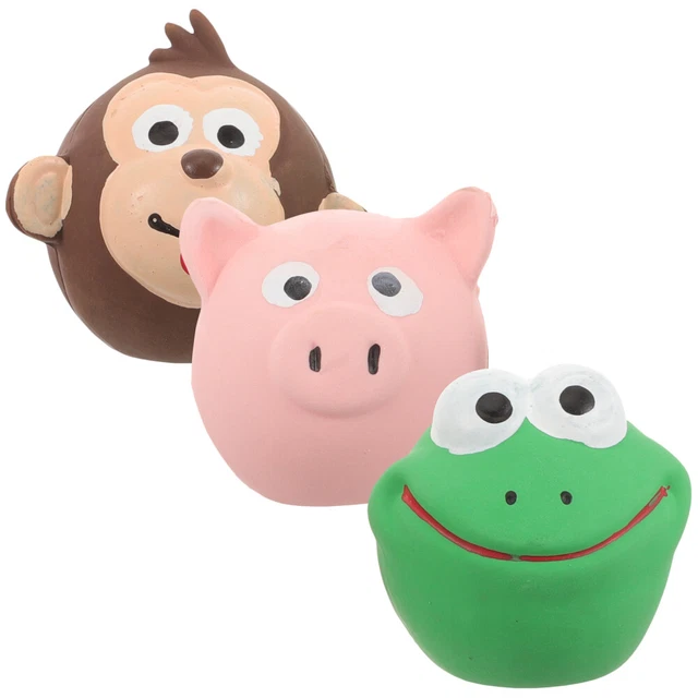 3 PCS SQUEAKY Pacifier Dog Toy Teething Bunny Toys for £10.28 PicClick UK