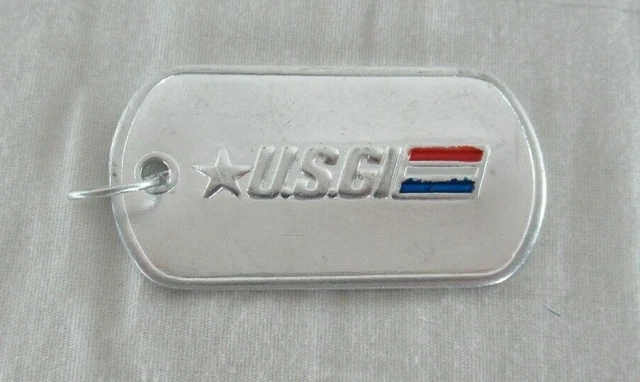 Vintage U.S. GI "G.I. Joe Style" Logo Silver Metal Dog Tag