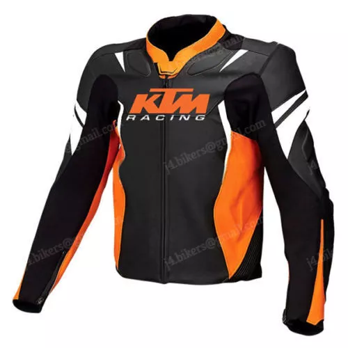 KTM Motorbike Racing Leather Jacket MOTOGP Mens Motorcycle Biker Leather Jackets