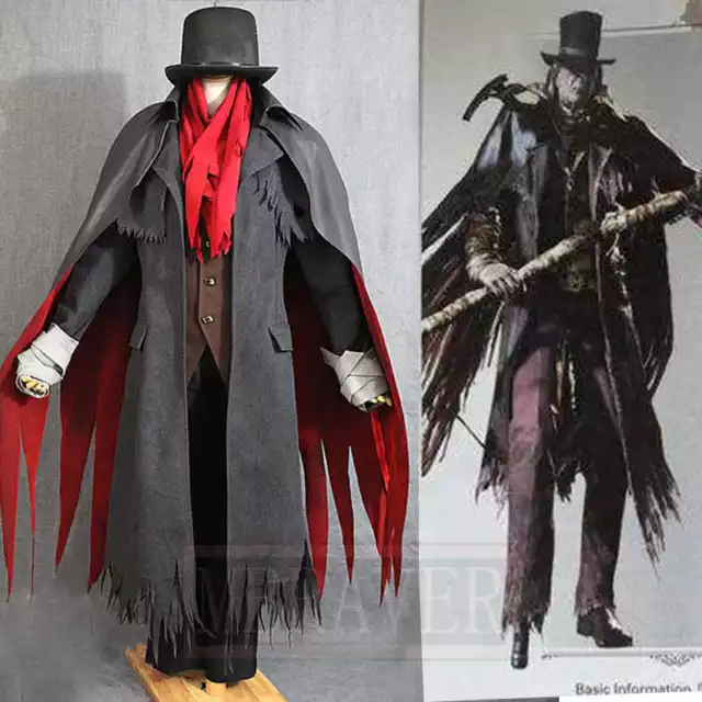 Bloodborne Gehrman The First Hunter Uniform Cosplay Costume Full Set Custom Made