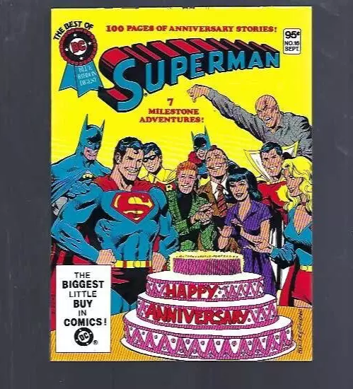 Dc Special Blue Ribbon Digest 25 - Superman - Nm- 9.2 -    Dc Comics