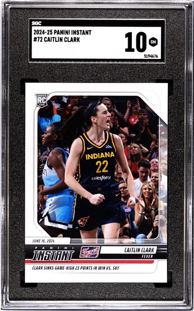2025 Panini Instant WNBA Caitlin Clark #111 Basketball Card - Indiana Fever, 2025 All-Star Starter, Authentic Collectible