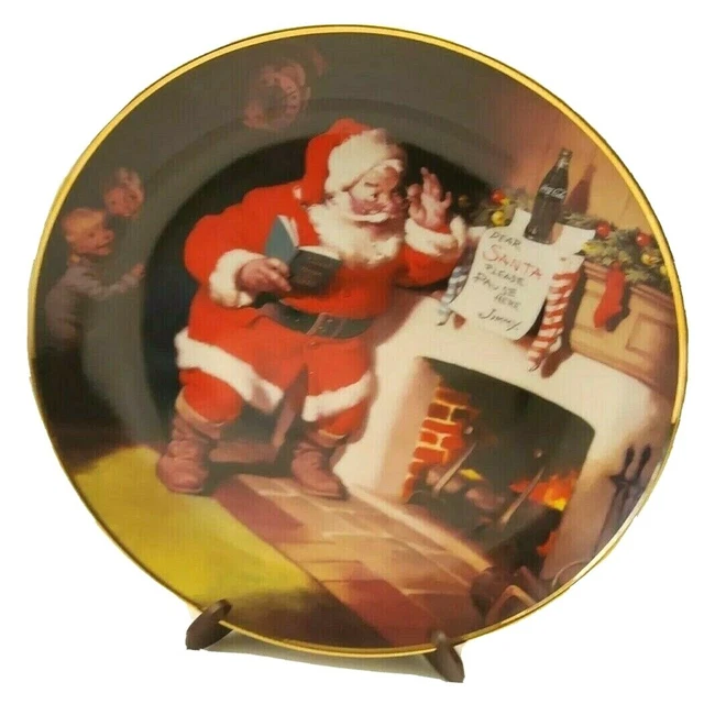 RARE VINTAGE SANTA Claus The Pause That Refreshes Coca Cola