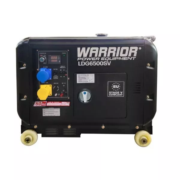 Diesel AVR Generator - Warrior LDG6500E (LDG6500SV) - 5500W
