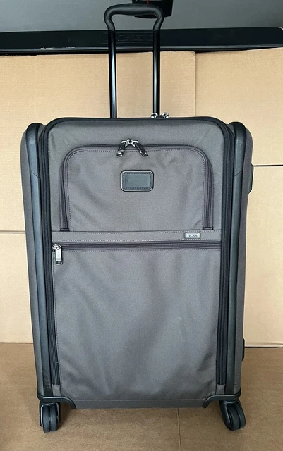 TUMI Alpha 3 Nylon Short Trip Expandable Packing Case 4 Wheeled 2203064 Coffee