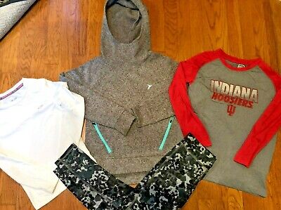 Girls Multi Brand Active Lot with 4 Items  Size 7-8 Free SHIP