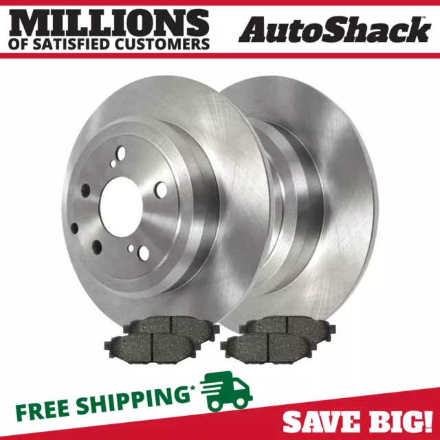 Rear Brake Rotors & Pads for Subaru Forester Outback Impreza Legacy BRZ 2.5L