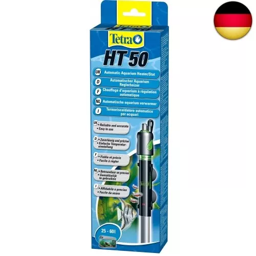 Tetra HT50 Heizer für 25-60 L Aquarien - leistungsstarker Aquarienheizer zur