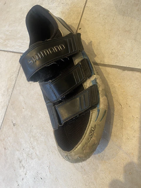 Shimano SPD-SL EU43 UK9 Black 3-bolt road cycling shoes. 2