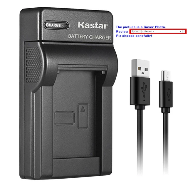 Kastar Battery Slim Charger for Kodak LB-050 LB-052 & PixPro FZ151 Pixpro FZ201