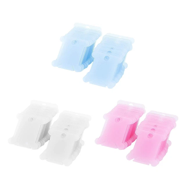 300 Bobines De Fil Plastique Vides – Pour Croix, Coton, Artisanat – Stockage
