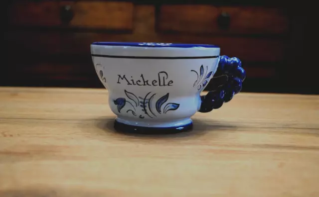 Magnifique Tasse En Faience De Nevers "Michelle" - Signe C. Bernard S. Lucet -