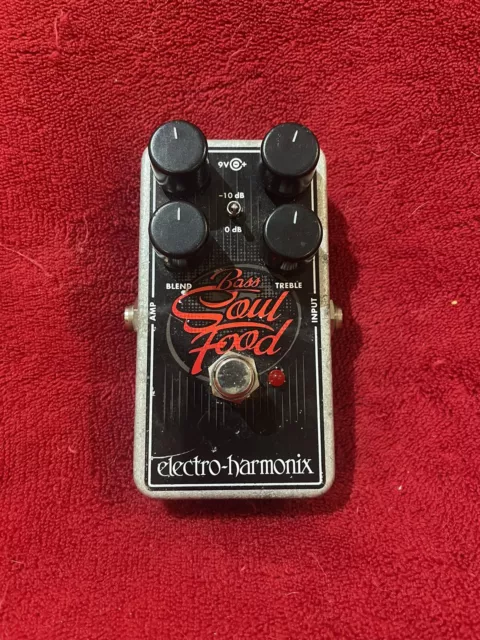 Electro-Harmonix Bass Soul Food Bass Distortion Effects Pedal