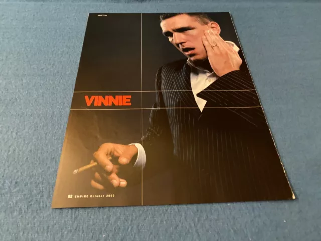 Framed Picture Article 12X9 Vinnie Jones