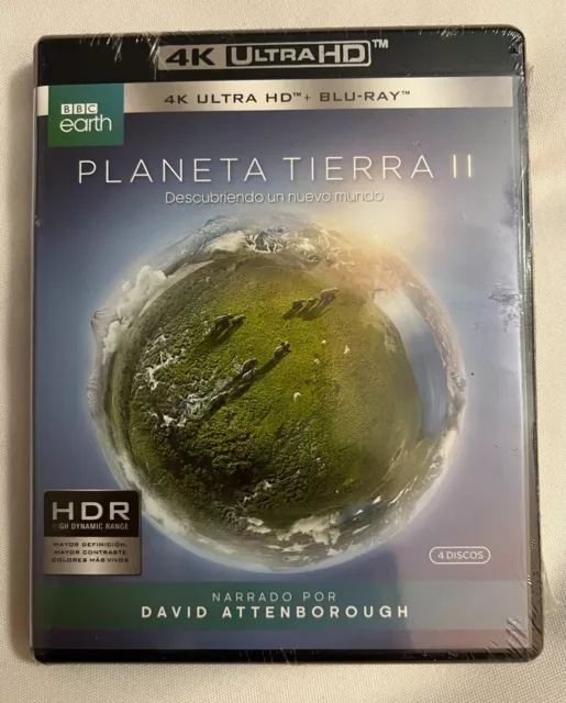 Planet Earth II - Planeta tierra II (4K Ultra HD + Blu-ray) Spanish Dubbed Ver.