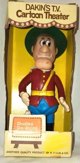 Vintage 1976 Dakin Cartoon Theater Dudley Do-Right Action Figure Hong Kong New