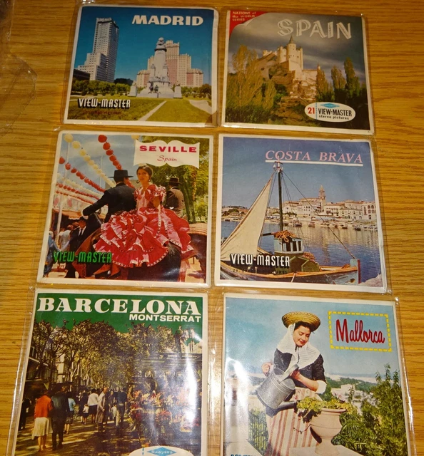 Discos view master de Europa, Egipto y museos varios.