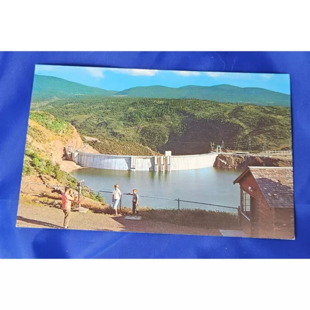 Flaming Gorge Dam Utah Postcard Chrome Divided