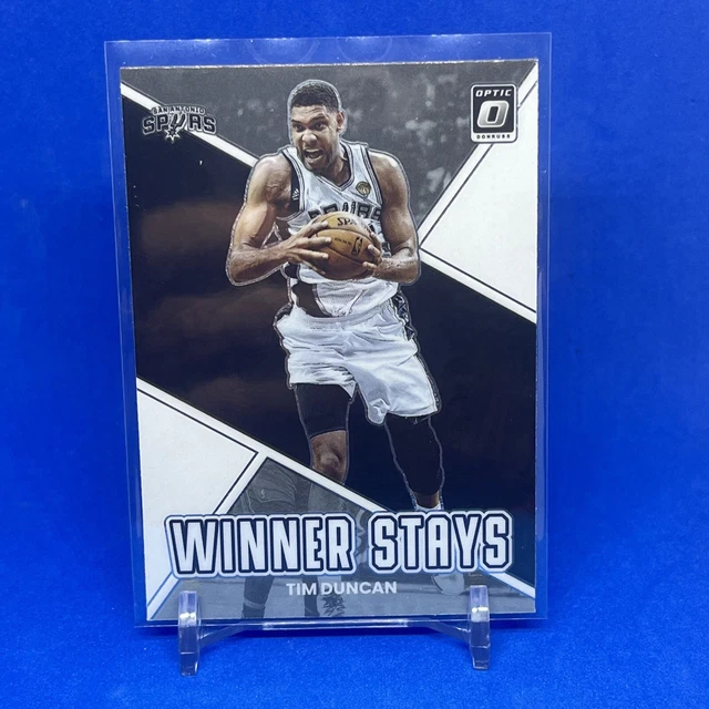 2022-23 Panini Donruss Optic Winner Stays Insert Tim Duncan #4 San Antonio Spurs